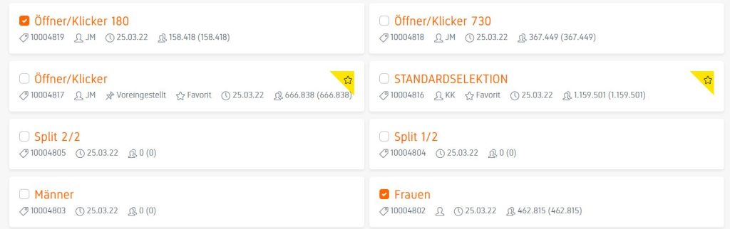 Trigger Mails funktionieren am besten, wenn sie auf unterschiedliche Segmente zugeschnitten sind. Mit Beyond Relationship Marketings E-Mail-Marketing Tool EMMA ist das problemlos möglich